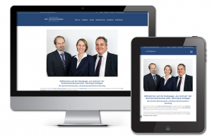 Projekt: Responsive Website für Rechtanwaltskanzlei JUDr. Henning & Kollegen Starnberg