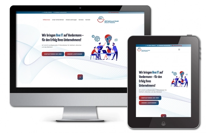 kel-projekt-ash-netconsult-2026-2 Projekt: Responsive Website für die ASH NetConsult GmbH