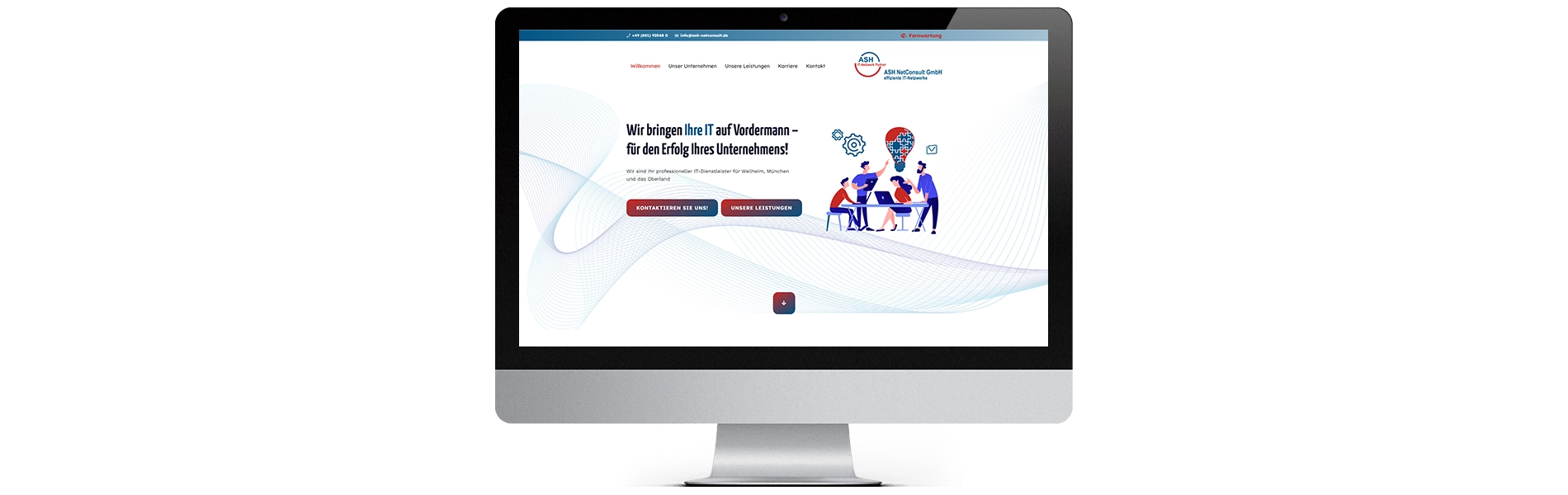 Projekt: Website ASH NetConsult